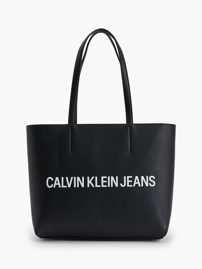 Calvin Klein Táskák & Kiegészítők HU062069 | Calvin Klein Faux Bőr Női Tote Táska Fekete